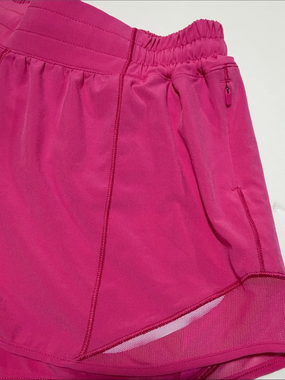 lululemon athletica Bright Hot Pink Run Shorts 8 - Picture 6 of 13